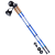 Палки для скандинавской ходьбы Rainbow, 77-135 см, 2-секционные, синий/голубой, фото 1