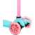 Самокат 3-колесный Snappy 3D, 120/80 мм, мятный/розовый, фото 4