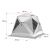 Зимняя палатка ЛОТОС Куб 3 Классик Термо (утепленный тент; стеклокомпозитный каркас), фото 7