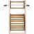 Шведская стенка Kampfer Wooden ladder Maxi Wall (№2 Ореховый Высота 3 м белый), фото 9