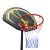 Мобильная баскетбольная стойка DFC KIDS3 80x60cm полиэтилен, фото 5