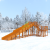 Зимняя деревянная горка Snow Fox, скат 10 м (мод. 2)