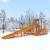 Зимняя деревянная горка Snow Fox 12 м с двумя скатами (две лестницы)