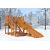 Зимняя деревянная горка Snow Fox, скат 4 м