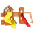 Детская площадка IgraGrad Клубный домик Макси с трубой