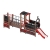 ПАРОВОЗИК детский игровой комплекс ДИК 1.03.5.01-12 (H=750), фото 4