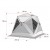 Зимняя палатка ЛОТОС Куб 3 Классик тент «С9» (стеклокомпозитный каркас) модель 2022, фото 4