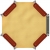 Песочница восьмигранная КАРНАВАЛ (Шапито) ИО 5.01.04-20, фото 2