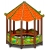 Беседка-пагода КАРНАВАЛ (Полянка) для детской площадки МФ 10.22.01-02, фото 1