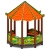 Беседка-пагода КАРНАВАЛ (Полянка) для детской площадки МФ 10.22.01-02, фото 2
