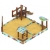 Песочный дворик с горкой (H=750) (Коты) ИО 6.01.05-03, фото 2