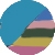 Шведская стенка Start 2 (голубой радуга), фото 1