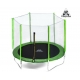 Батут DFC Trampoline Fitness с сеткой 12ft (365 см) зеленый