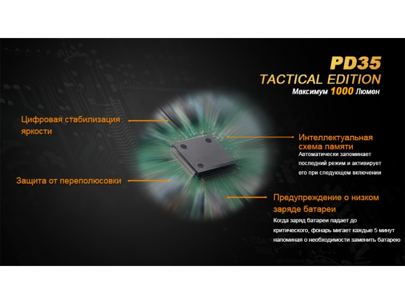 Фонарь Fenix PD35 Cree X5-L (V5) TAC (Tactical Edition), фото 14
