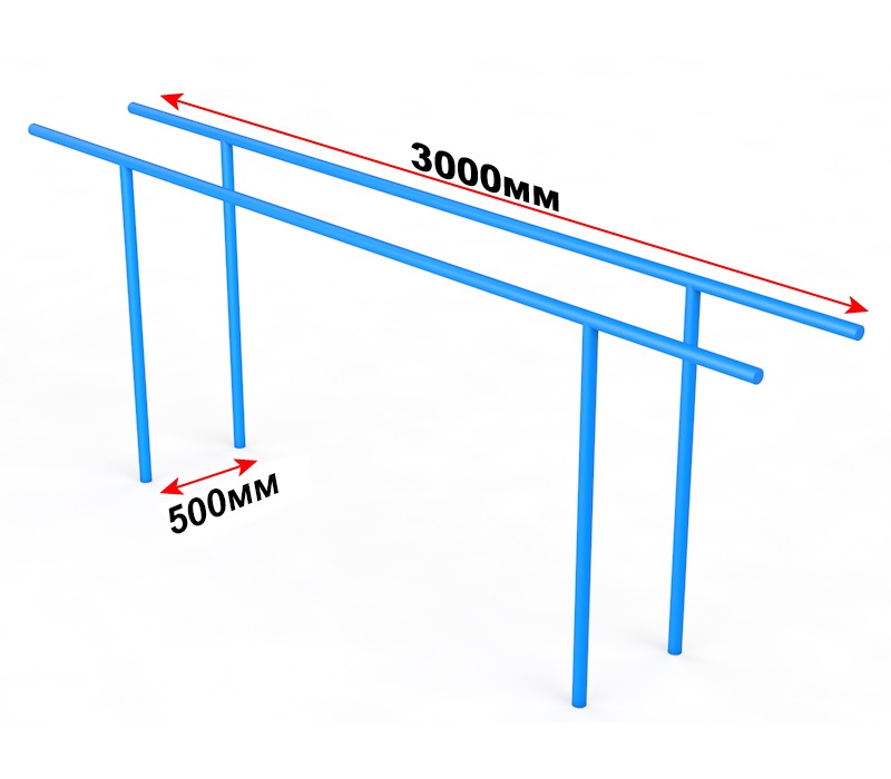 Брусья гимнастические параллельные размеры чертеж картинки
