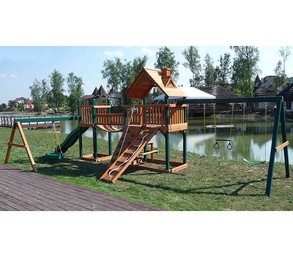 Детская деревянная игровая площадка ГУЛЛИВЕР купить по доступной цене |  Детские игровые площадки и другие группы товаров в интернет-магазине  Air-Gym.ru