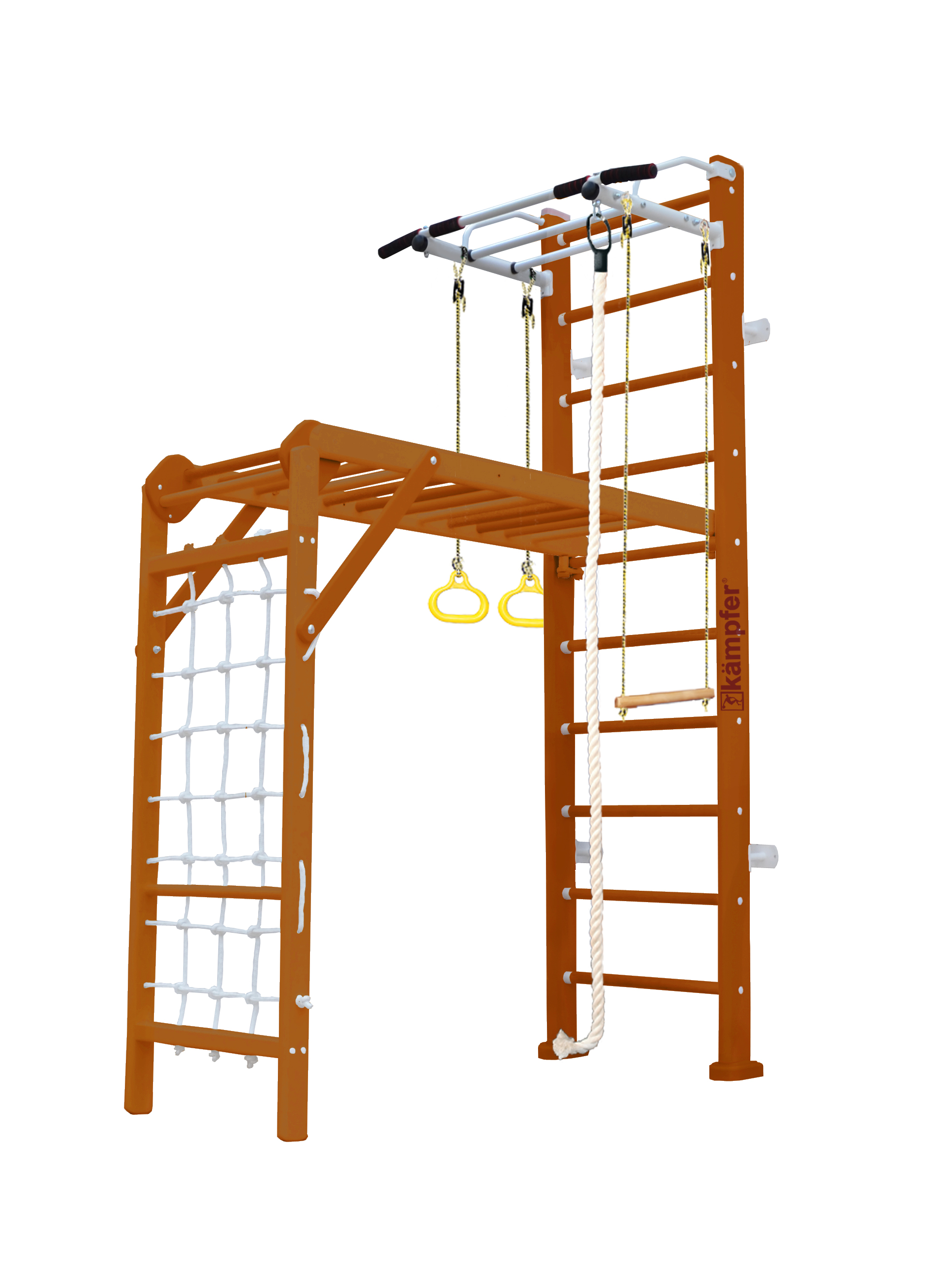 Шведская стенка Kampfer Union Wall (№3 Классический Высота 3 м белый турник)