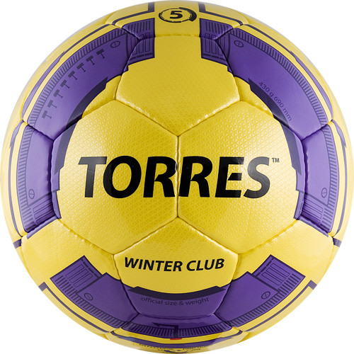 Мяч футбольный TORRES Winter Club YELLOW