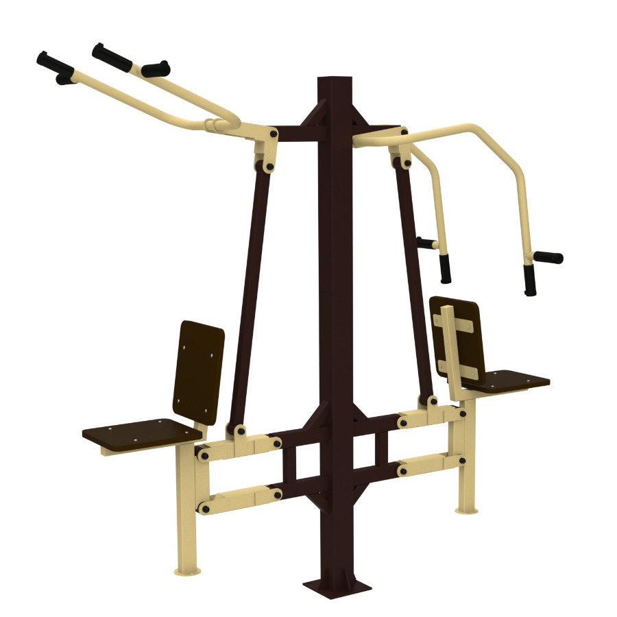 Уличный тренажер жим от груди и вертикальная тяга Air-Gym YT8