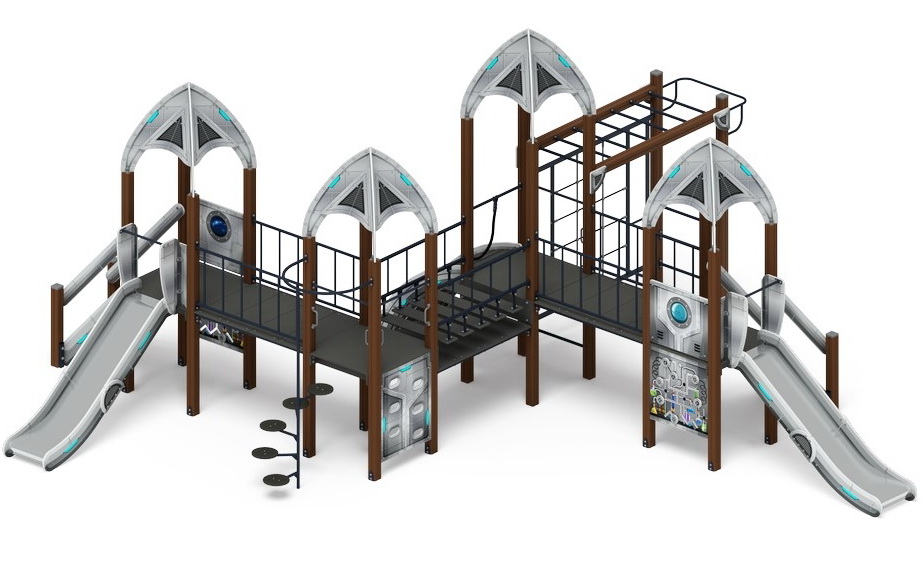 КОСМОПОРТ детский игровой комплекс ДИК 2.14.07-11 (H=1200)