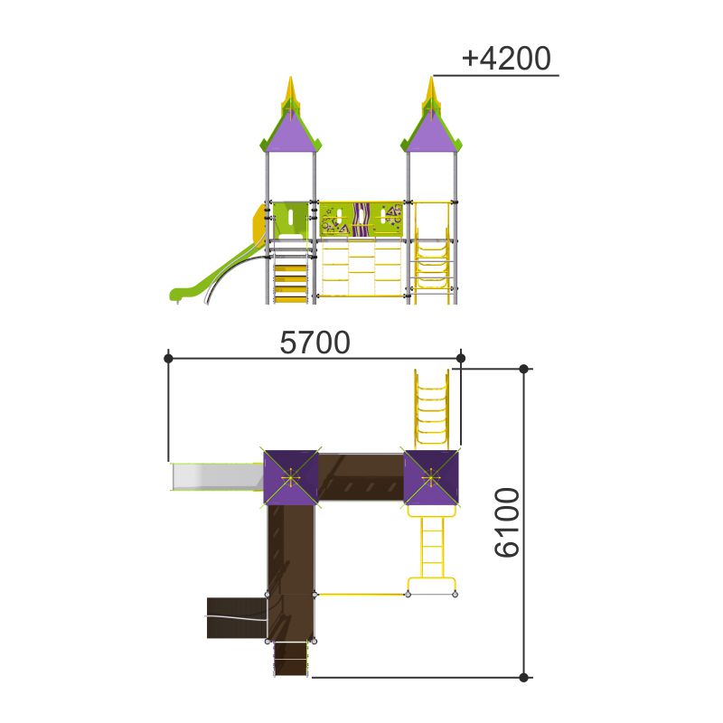 Детская площадка «Romana 101.11.00»