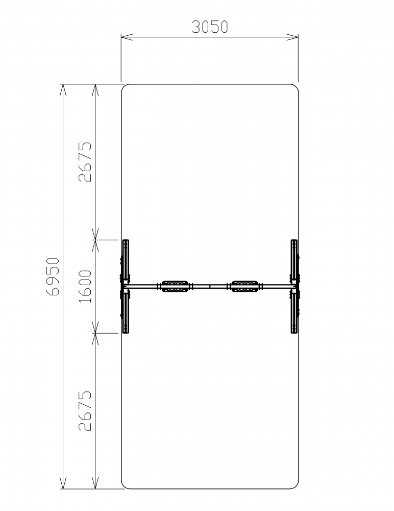 КОСМОПОРТ качели Д2 двойные ИО 12.Д.03.03.02-П