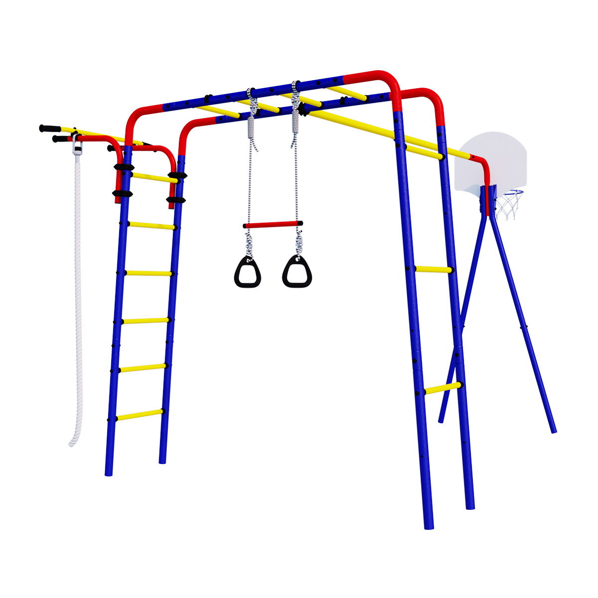 Спортивно-игровой комплекс ROMANA Акробат R.103.19.04 (+ Качели цепные 1.Д-26.02 + Качели цепные 1.Д-26.02)