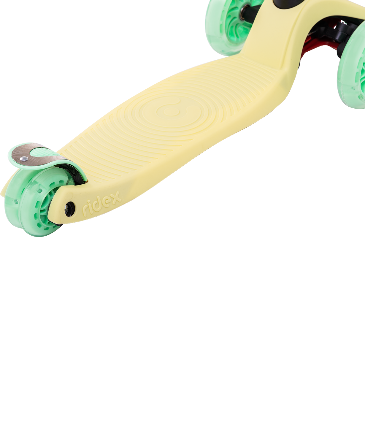 Самокат 3-колесный Snappy 3D, 120/80 мм, желтый/мятный