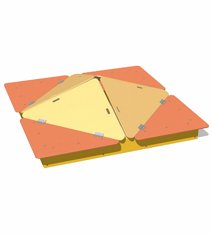 Песочница с крышкой КУБИК Romana 057.37.00