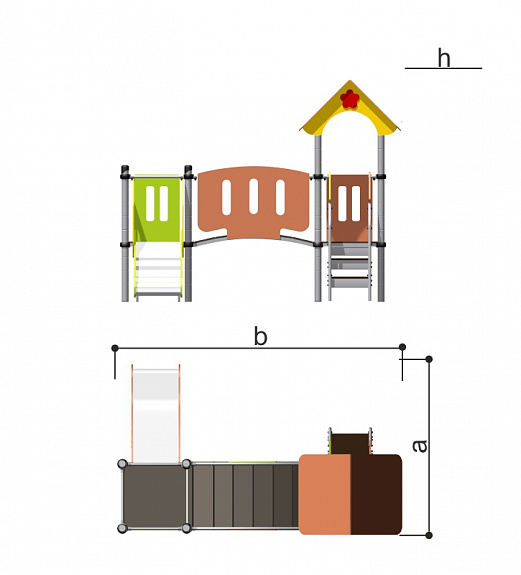 Детская площадка «Romana 104.19.00»