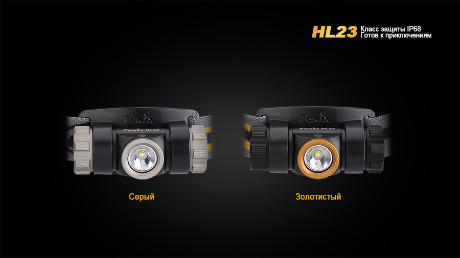 Налобный фонарь Fenix HL23 Cree XP-G2 R5, серый