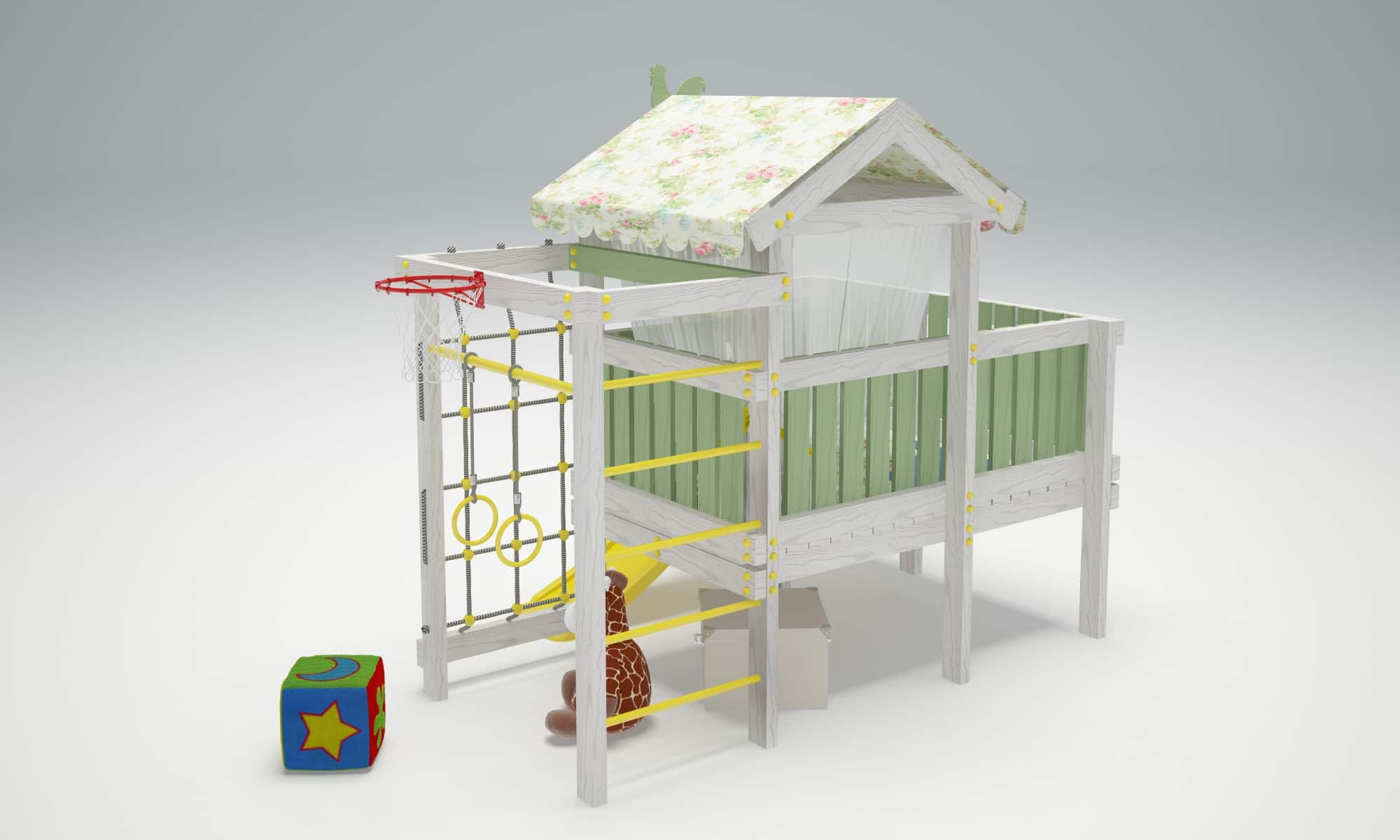 ИГРОВОЙ КОМПЛЕКС - КРОВАТЬ САВУШКА BABY - 7/1