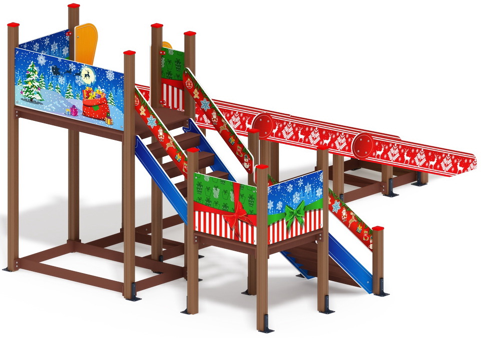 Горка зимняя (Н=2000) (Новый год) ИО 49.01.02-01