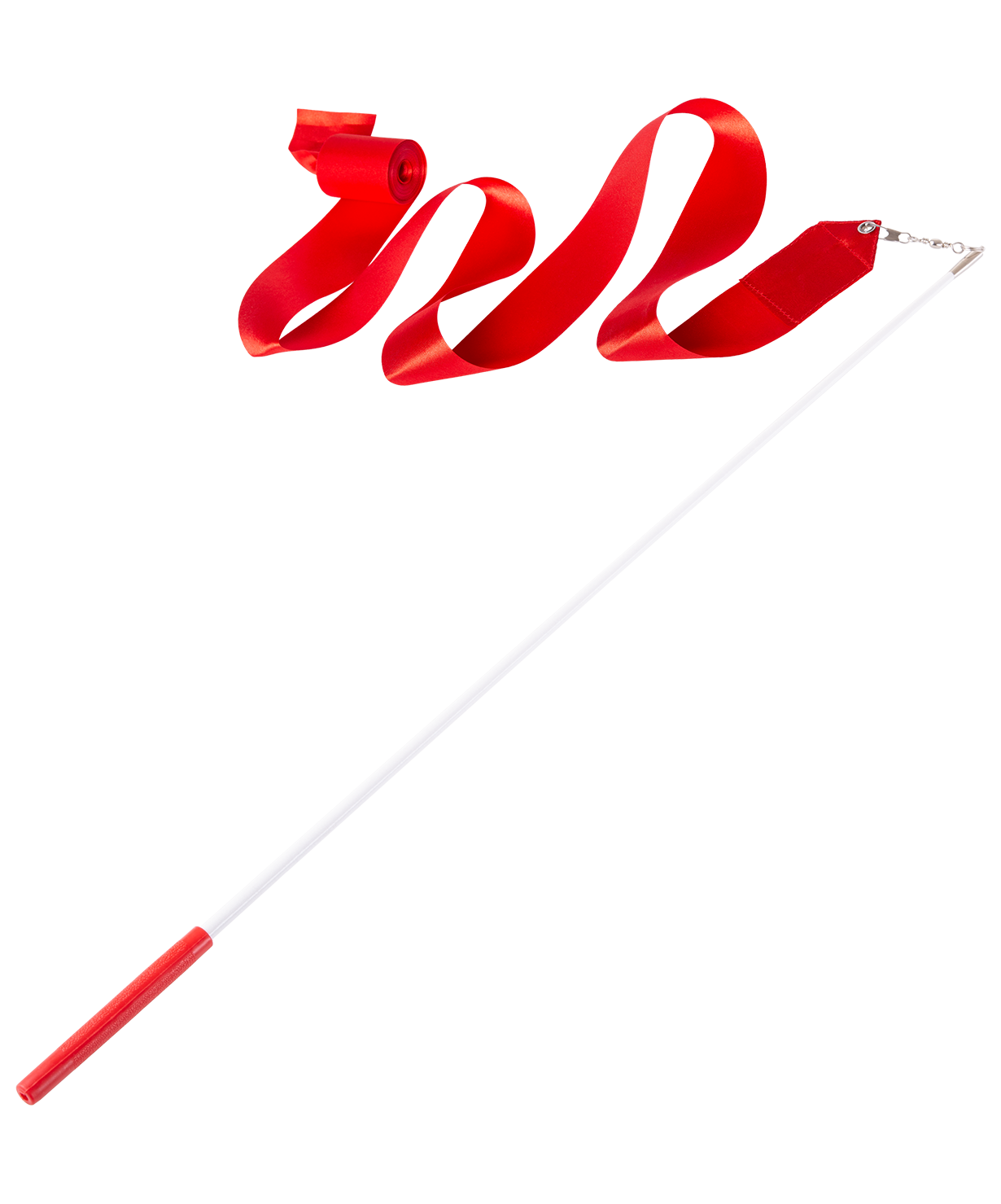 Лента для художественной гимнастики AGR-201 6м, с палочкой 56 см, красный