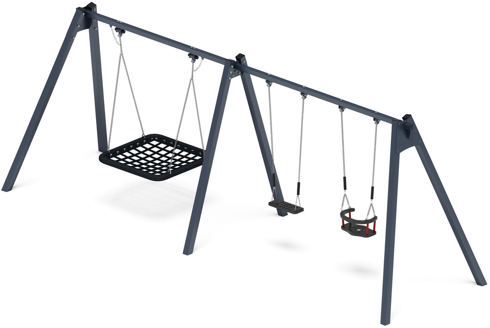 Качели М3 тройные ИО 13.М.06.03.01.01 (техно)