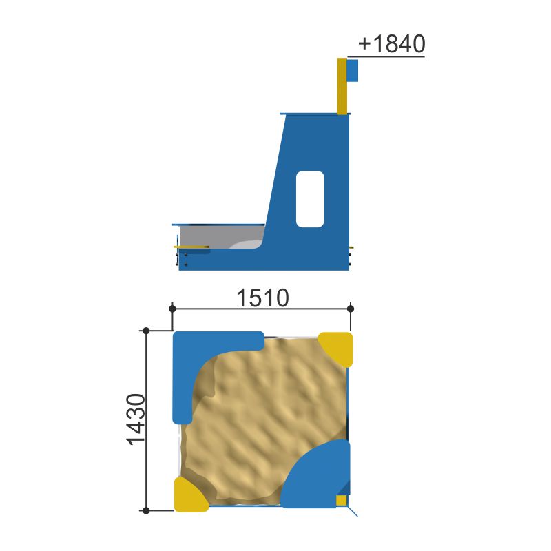 Песочница Парусник «Romana 109.20.00»