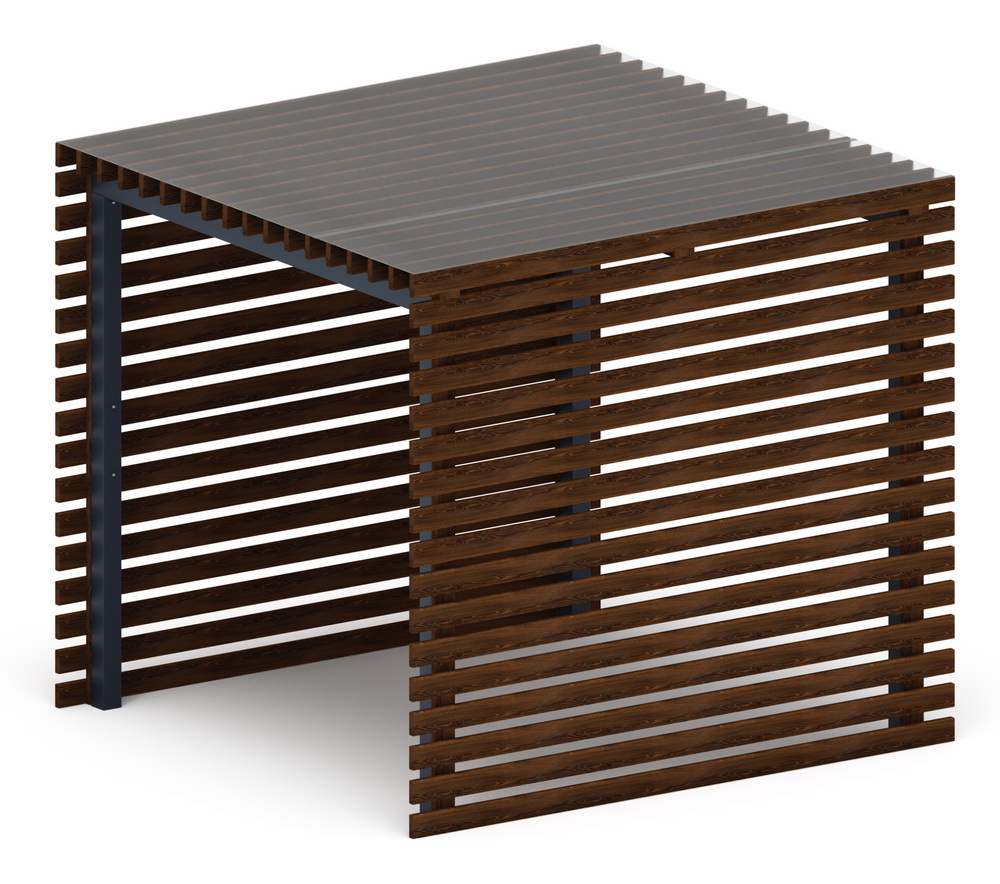 Пергола беседка МФ 77.01.01/с поликарбонатом/