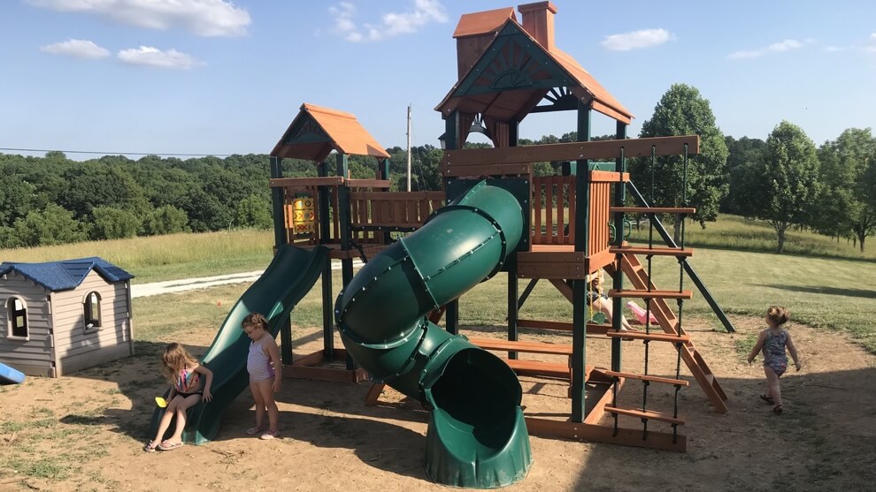 Детская деревянная игровая площадка АЛЬПИНИСТ 2 РИВЬЕРА