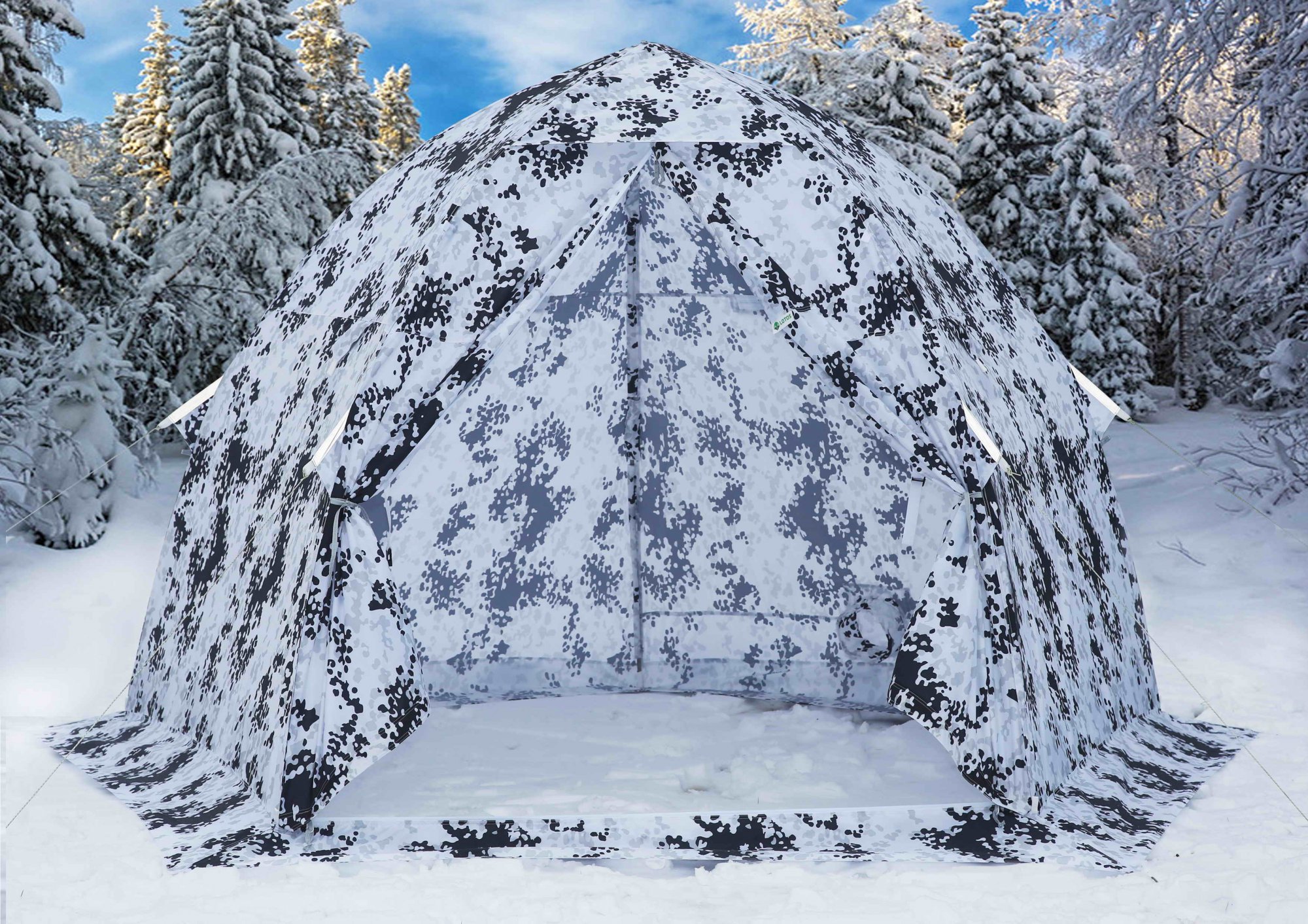 Зимняя палатка Лотос 3 Камуфляж