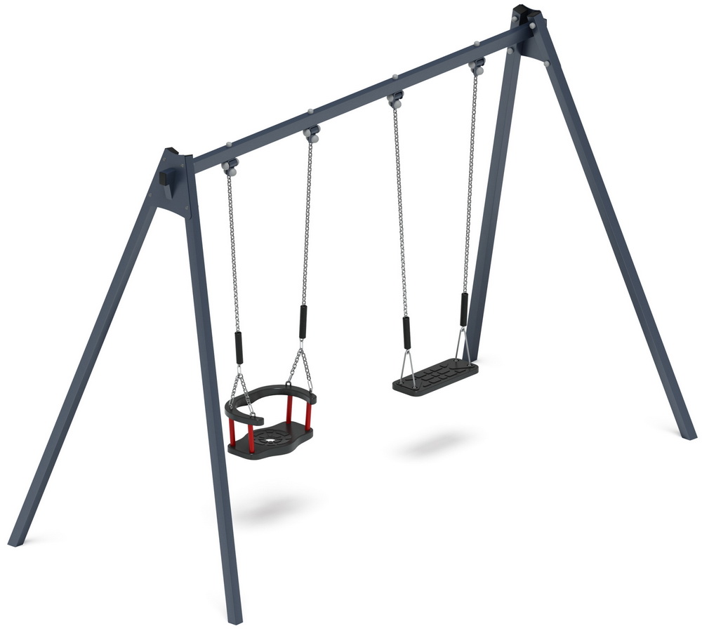 Качели М2 двойные ИО 12.М.01.03.03 (графит)