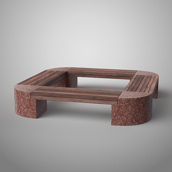 Скамья ФЕСТИВАЛЬ бетонная С-73