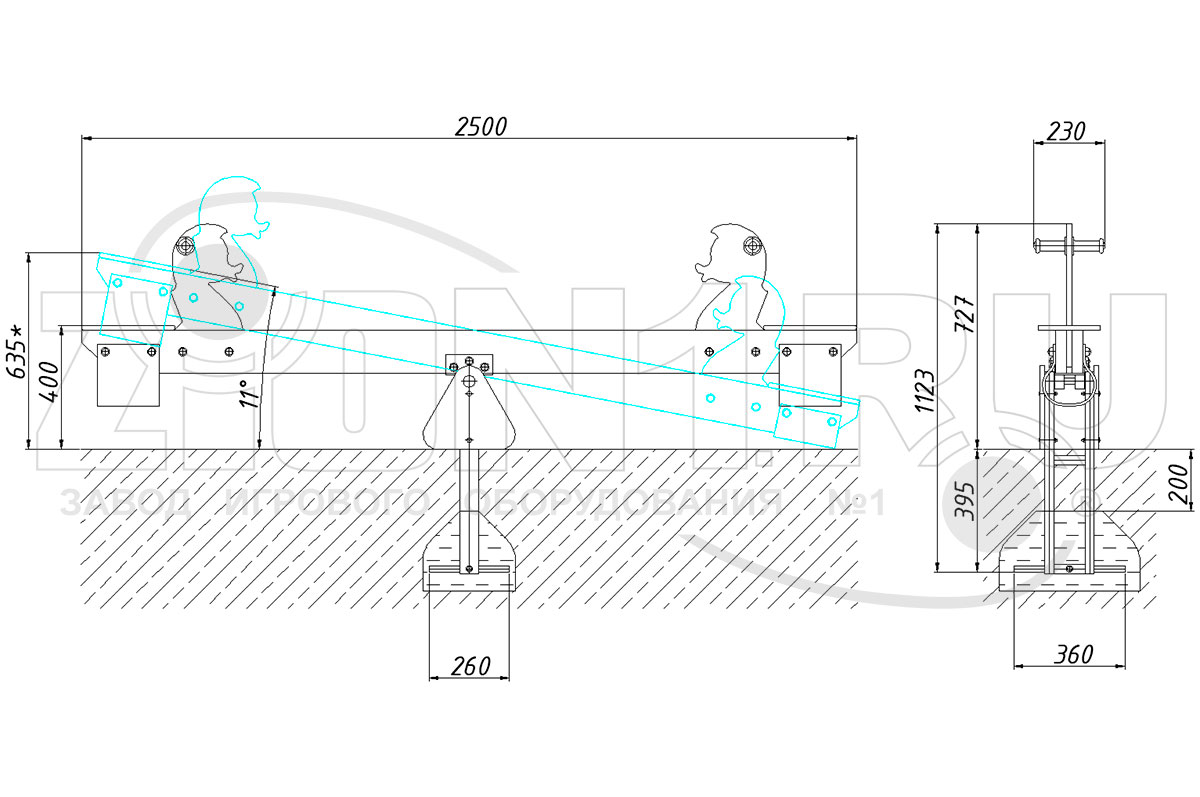 Качалка-балансир ZION Морской конек (КЧ094)