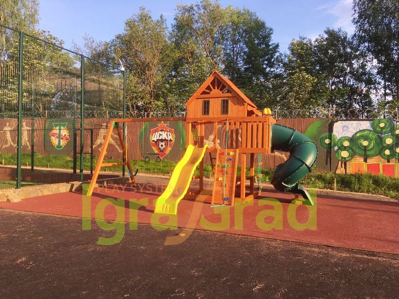 Детская площадка IgraGrad Шато с трубой (домик)
