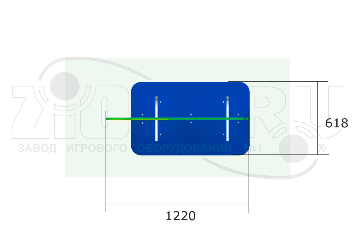 Скамейка детская ZION Паровозик (СП203)