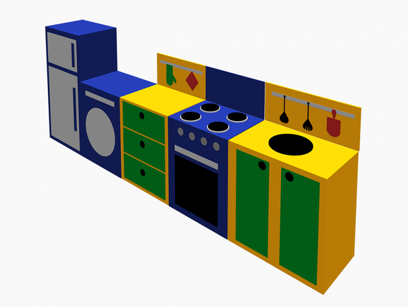 Мягкое игровое оборудование ПОВАРЕНОК Romana (ДМФ-МК-08.96.01)