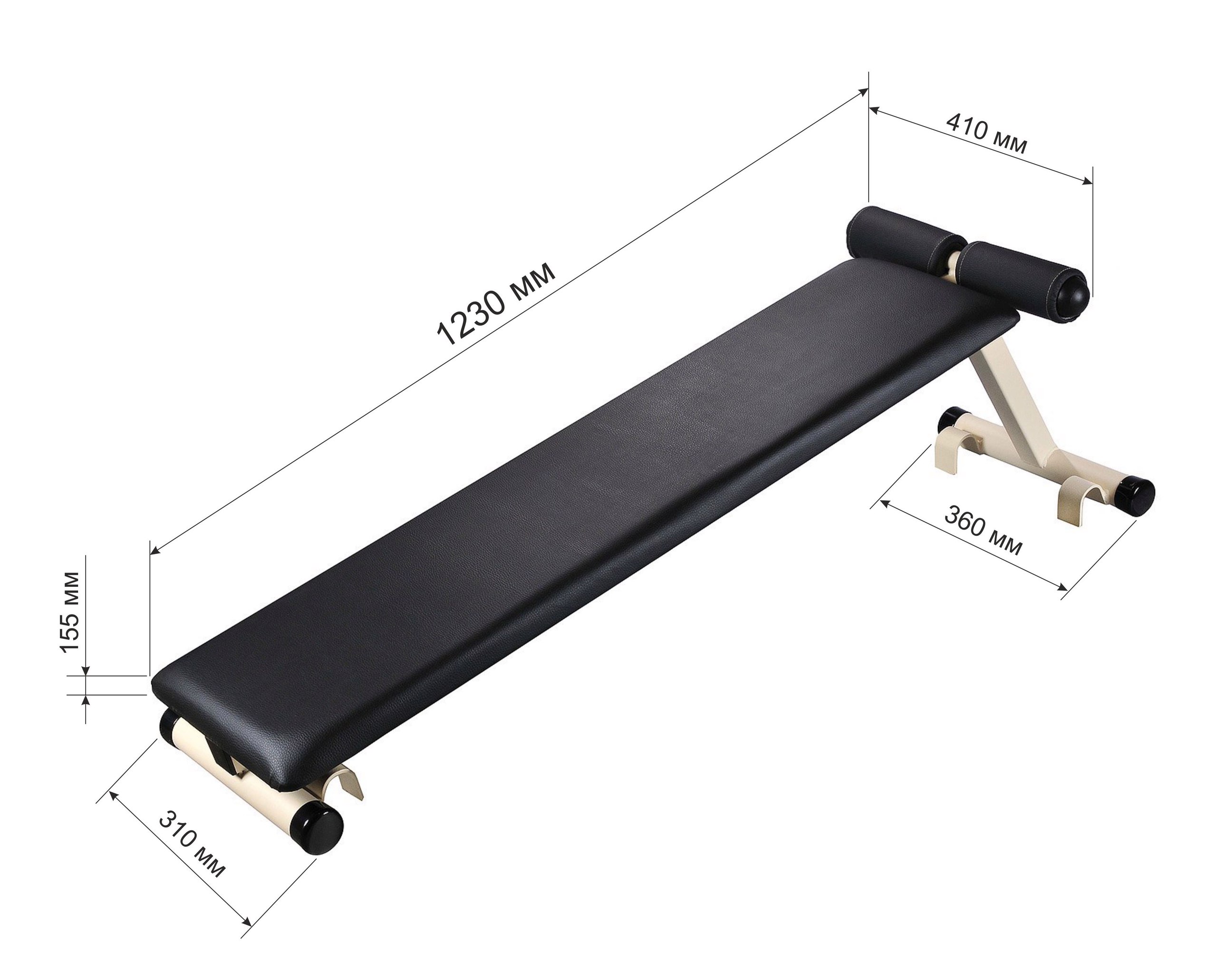 Доска для шведской стенки с валиками под штангу NO18