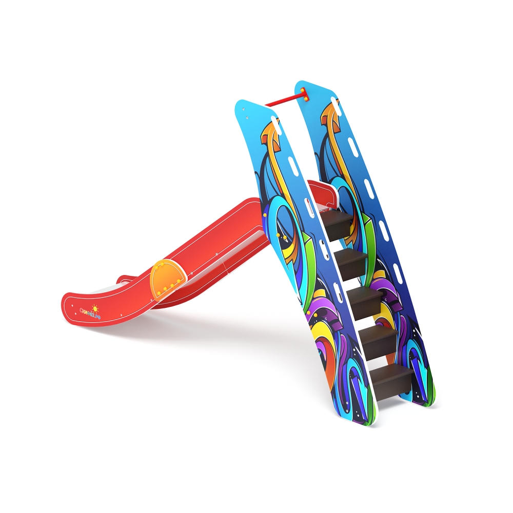 ГРАФФИТИ горка средняя (H=1200) ИО 41.01.07-01