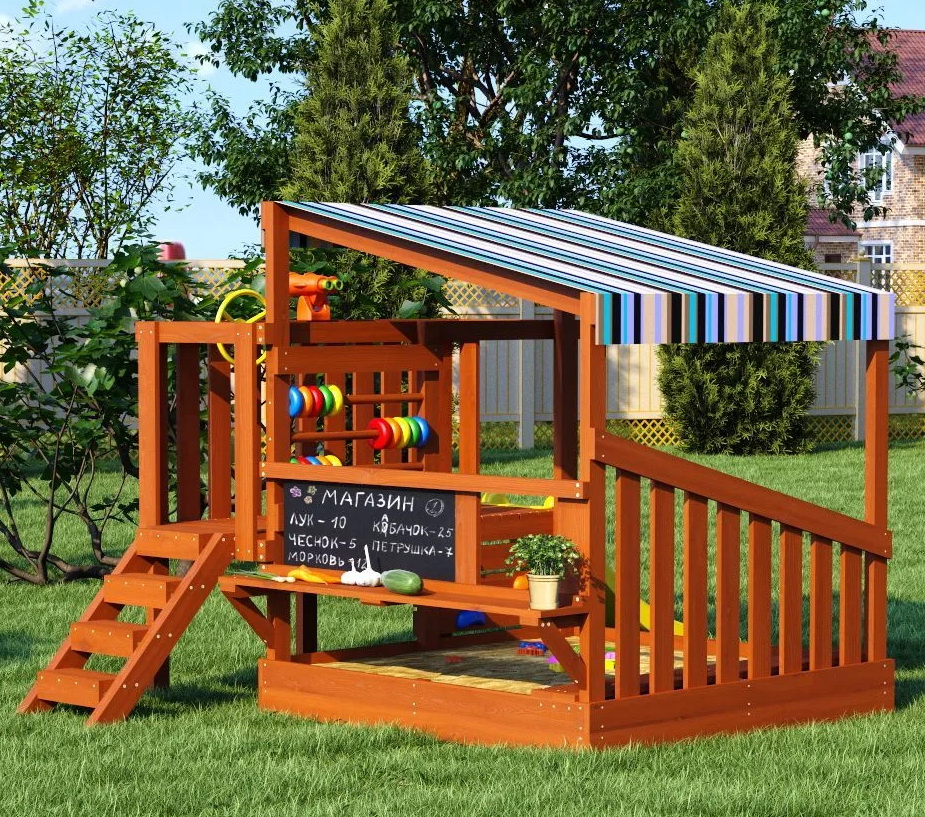 Игровой комплекс Песочный дворик Савушка-3