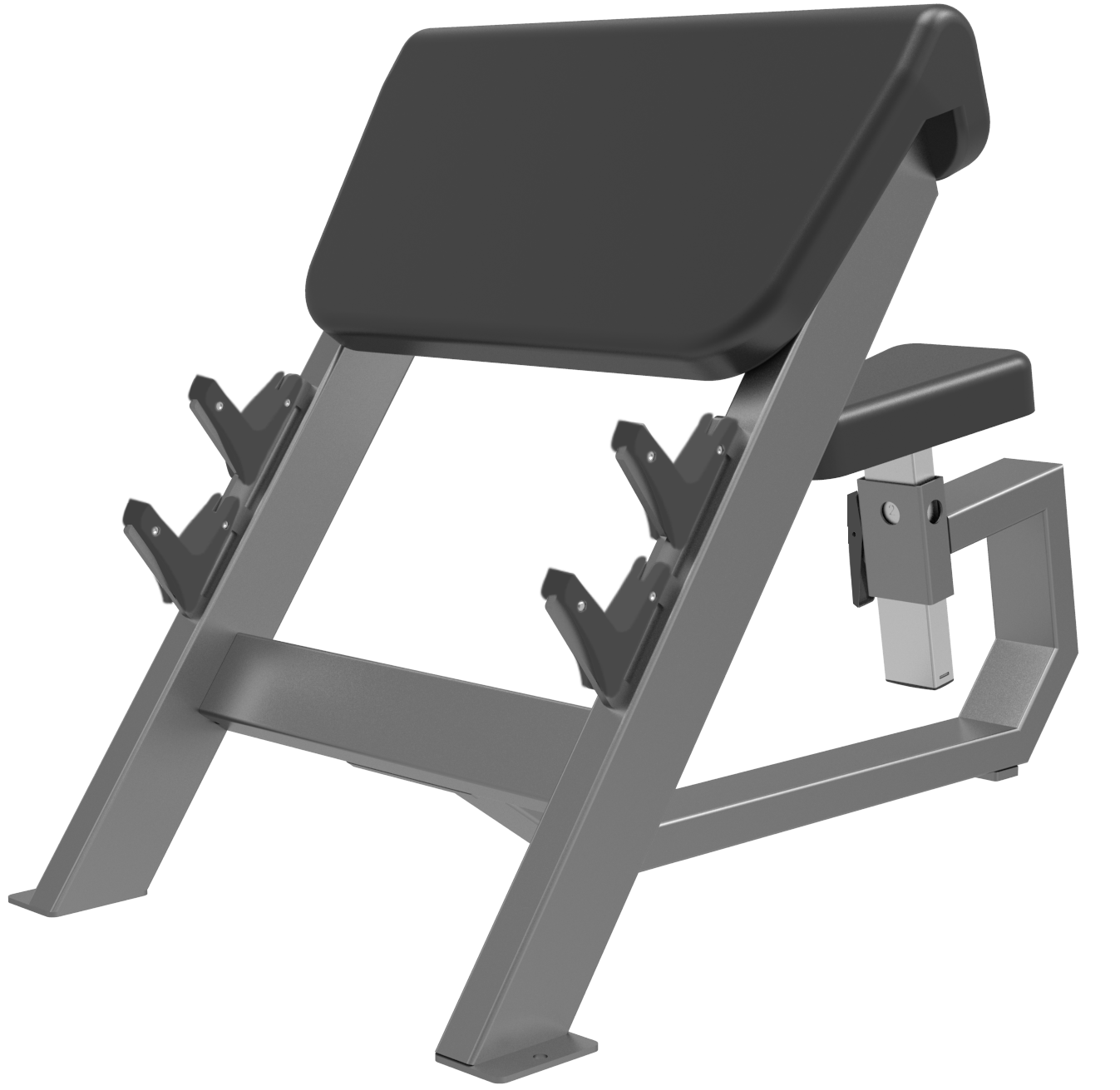 E-3044 Скамья для бицепса с сиденьем. Скамья Скотта