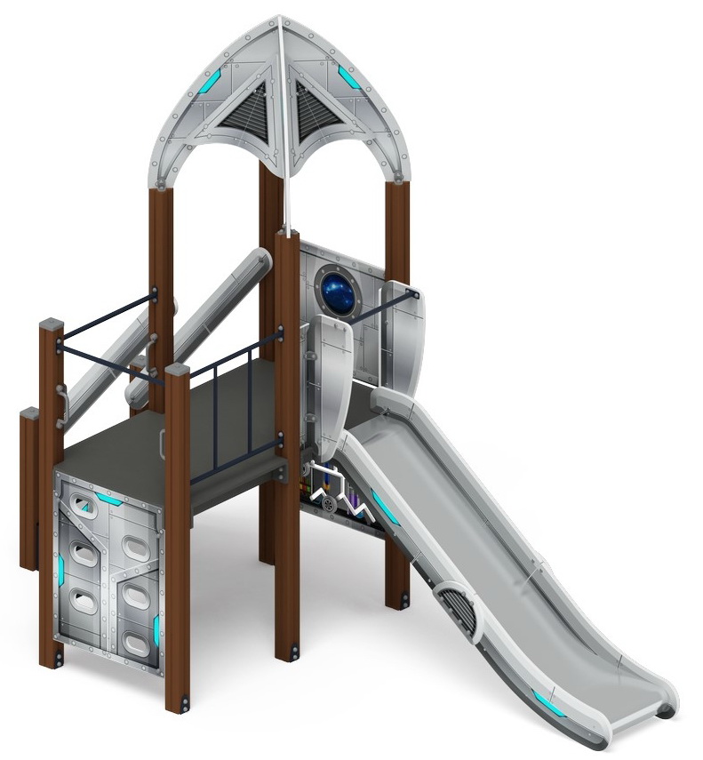 КОСМОПОРТ детский игровой комплекс ДИК 2.14.08-01 (H=1200)